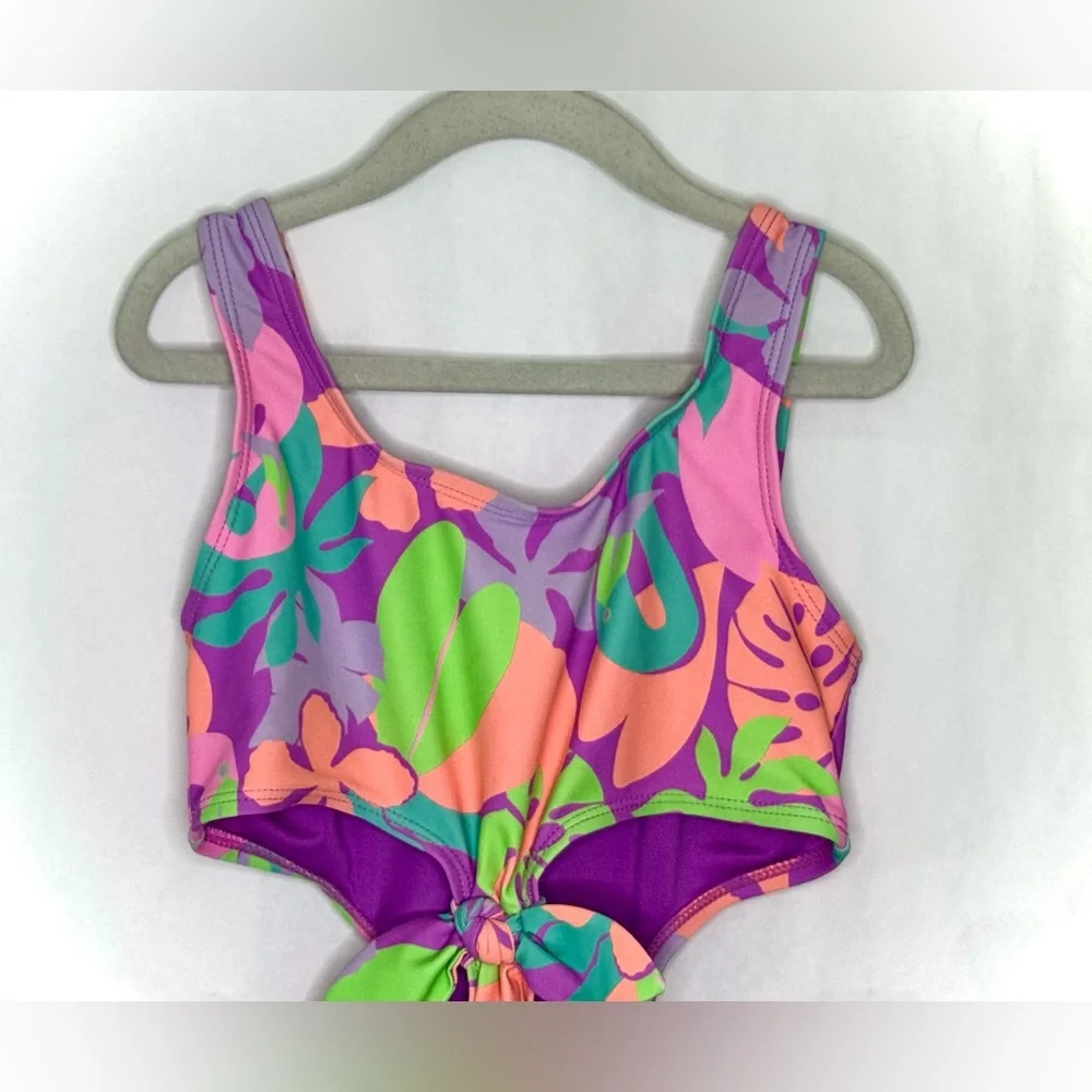 Tropical Flamingo One Piece Swimsuit - Picture 3 of 14